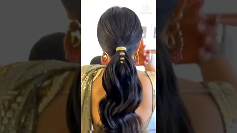 Big French Bun Hairstyle With New Trick - Simple French Roll Hairstyle Step By Step | #shorts