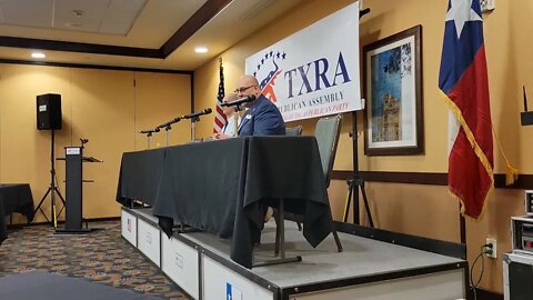 Daniel Miller's Opening Remarks From Texas Republican Assembly Endorsement Convention