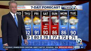 Latest Weather Forecast 11 p.m. Tuesday