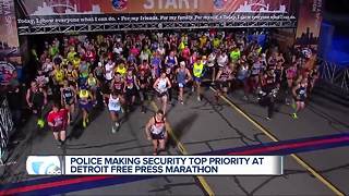 Police making security a top priority at the Detroit Free Press MarathonOn your mark, get set, runners are ready to ‘go’ for the 40th year of the Detroit Free Press Marathon. As participants make their final preparations, Detroit police are making th