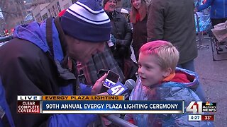 90th Annual Evergy Plaza Lighting ceremony