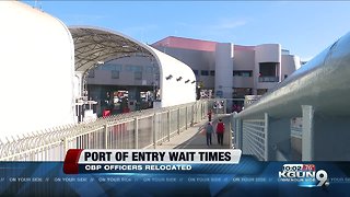 People are waiting longer to cross at the DeConcini Port of Entry