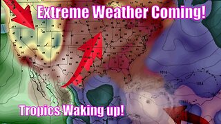 Extreme Weather Pattern Is Coming & Tropics Is Waking Up! - The WeatherMan Plus
