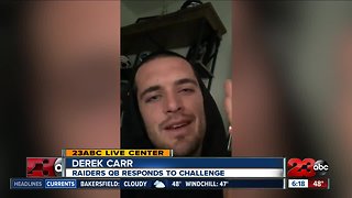 Derek Carr answers students' request