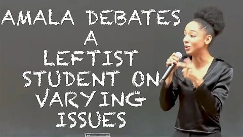 SANG REACTS: AMALA DEBATES A LEFTIST STUDENT ABOUT RIGHT WING BIGOTRY