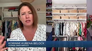 Organizing your closet can be a mental boost, save you money