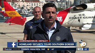 Homeland Security Secretary tours Southern Border