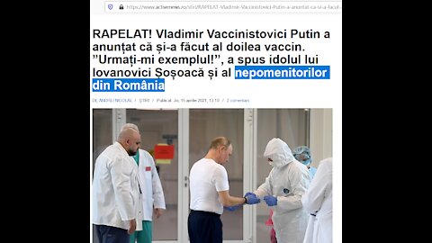 Fițuica ecumenistă Activenews minte din nou că nepomenitorii l-ar avea pe Putin ca... idol