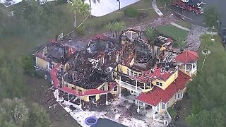 Fire destroys million-dollar home in Oldsmar, cause under investigation