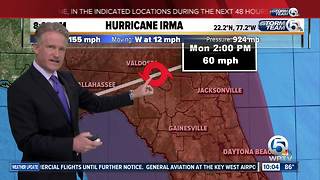 Irma 10 p.m. Update: Category 4 Hurricane Irma's winds remain at 155 mph