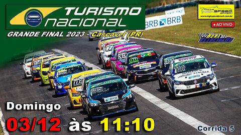 🔴 TURISMO NACIONAL | Corrida 5 | FINAL 2023 | Cascavel (PR) | Ao Vivo