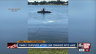Winter Haven family rescued from sinking car by good Samaritans