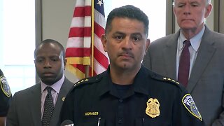 Milwaukee Mayor Tom Barrett reacts to Officer Kou Her's death