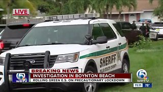 Elementary school in Boynton Beach placed on locked down