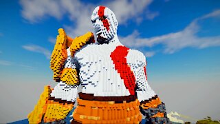Minecraft Kratos, God of War Build Schematic