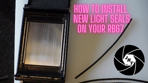 How to install light seals on a RB67