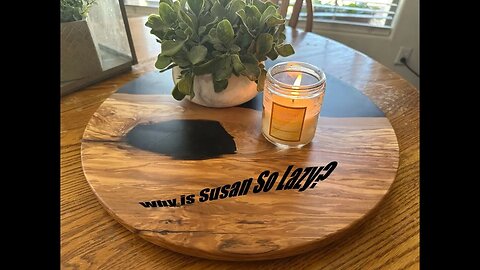 Epoxy River Table ♦ The Lazy Susan
