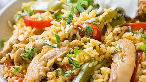 "Delicious Chicken Fajita Rice Recipe - Easy & Flavorful!"