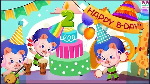 Happy Birthday Song for Two Year Old - 2nd birthday