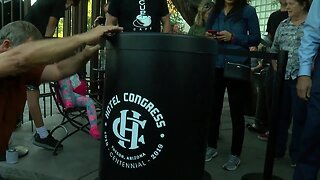 Time capsule placed at Hotel Congress for Tucsonans in 2119