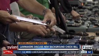 Lawmakers discuss new background check bill