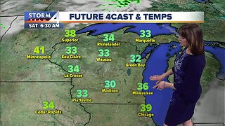 Temperatures warm up Saturday