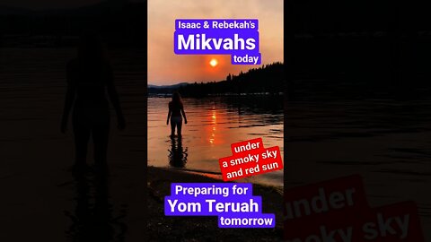 Isaac and Rebekah Mikvah before Yom Teruah