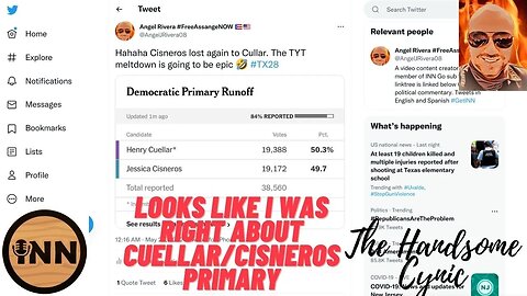 #TX28 Primary Between Jessica Cisneros and Henry Cuellar is TOO CLOSE TO CALL!