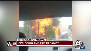 House fire in Camby was caused by a gas leak, chief says
