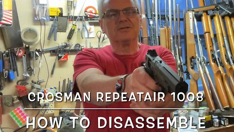 Crosman repeatair 1008 pellet pistol disassembly and reassembly