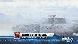 Drive safe---slick roads ahead