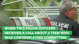 Two Cops Step In After Discovering Blind Teen Was Threatening Suicide over Bullying