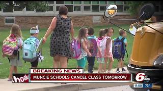 Muncie schools closed due to transportation issues on first day of class