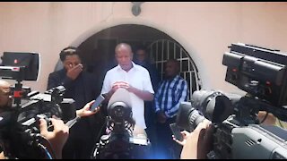 SOUTH AFRICA - Johannesburg - Julius Malema visits the family of Enoch Mpianzi, to convey condolences - Video (h2P)