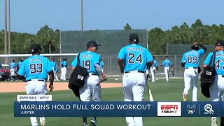 Miami Marlins first full squad workout of 2020