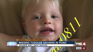 2-year-old Naples boy drowns in pond