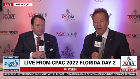 Congressional Candidate (NJ-4) and Veteran Mike Blasi Interview with RSBN's Brian Glenn at CPAC 2022