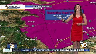 10News Pinpoint Weather with Meteorologist Megan Parry