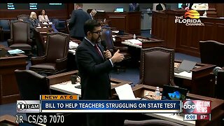 Florida lawmakers ease rules on state teacher test