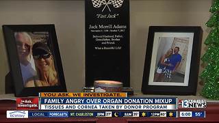 Family angry over organ donation mixup