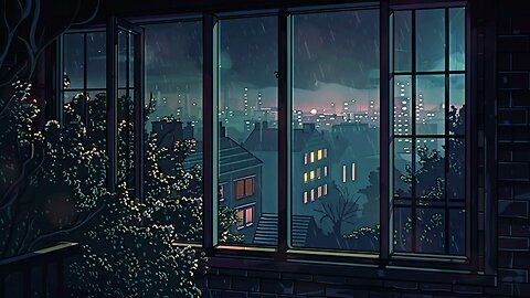 Rain Sound On Window 🌧 Don't Listen If You're In A Good Mood (Hip Hop Rain Lofi)