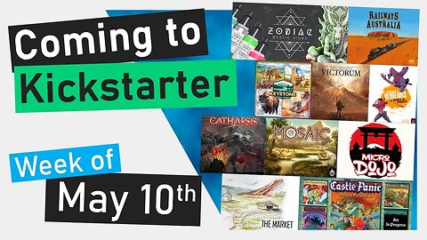 📅Coming to Kickstarter | Mosaic: A Story of Civilization, Hoplomachus Victorum, Castle Panic Deluxe
