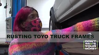 Rusting Toyota Truck Frames