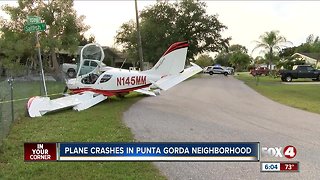 Pilot walks away from plane crash