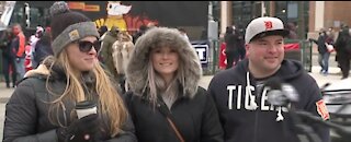 Faithful Tigers fans embrace the cold