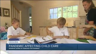 Local demand for nannies surges as kids head back to school