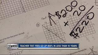 Is the state making money off teacher test?