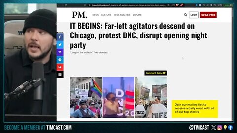 Far Left Protests ERUPT At DNC, Leftists Threaten Cops With WAR Unless They LEAVE DNC Amid Riot Fear