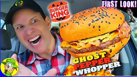 Burger King® GHOST PEPPER WHOPPER® Review 🍔👑👻🌶️ First Look! 😱 Peep THIS Out! 🕵️‍♂️