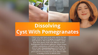 Dissolving Cyst With Pomegranates - Repost from @healingtheroot_